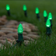 C7 Green OptiCore Commercial LED Christmas Lights, Lights