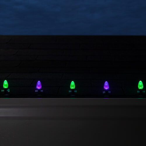 C7 Green / Purple OptiCore Commercial LED Halloween Lights, Lights