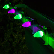 C7 Green / Purple Smooth OptiCore Commercial LED Halloween Lights, Lights