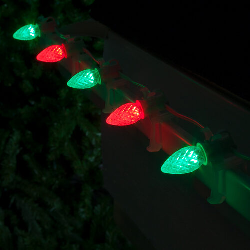 C7 Green / Red OptiCore Commercial LED Christmas Lights, Lights