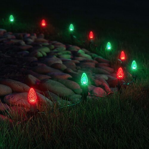 C7 Green / Red OptiCore Commercial LED Christmas Lights, Lights