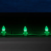 C7 Green Smooth OptiCore Commercial LED Christmas Lights, Lights