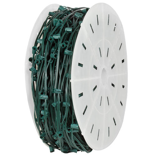 C7 Light Spool, Length, 10 Amp SPT2W Green Wire