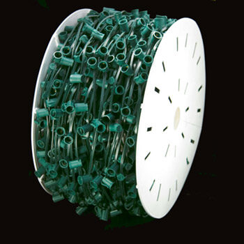 C7 Light Spool, Length, 10 Amp SPT2W Green Wire