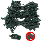C7 Light Stringer, Length, 7 Amp SPT1W Green Wire