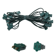 C7 Light Stringer, Length, 7 Amp SPT1W Green Wire