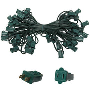 C7 Light Stringer, Length, 7 Amp SPT1W Green Wire