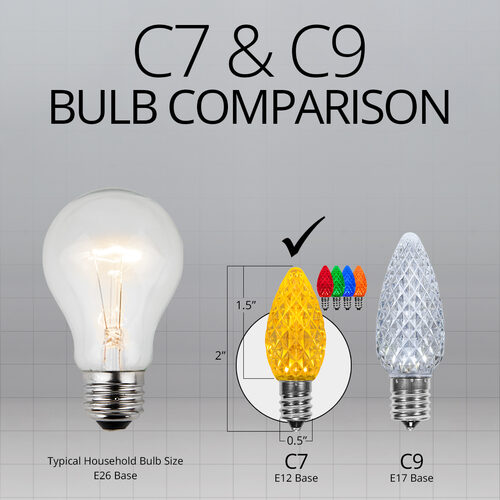 C7 Multicolor Kringle Traditions® LED Bulbs