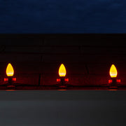 C7 Opaque Amber OptiCore LED Bulbs