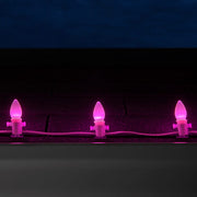 C7 Pink Smooth OptiCore Commercial LED Christmas Lights, Lights