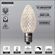 C7 Pure White Kringle Traditions® LED Bulbs