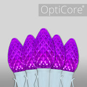 C7 Purple OptiCore Commercial LED Christmas Lights, Lights