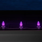 C7 Purple OptiCore Commercial LED Christmas Lights, Lights