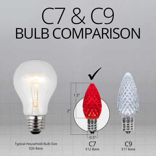 C7 Red Kringle Traditions® LED Bulbs