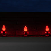 C7 Red Smooth OptiCore Commercial LED Christmas Lights, Lights