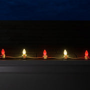 C7 Red / Warm White OptiCore Commercial LED Christmas Lights, Lights