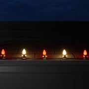 C7 Red / Warm White Smooth OptiCore Commercial LED Christmas Lights, Lights
