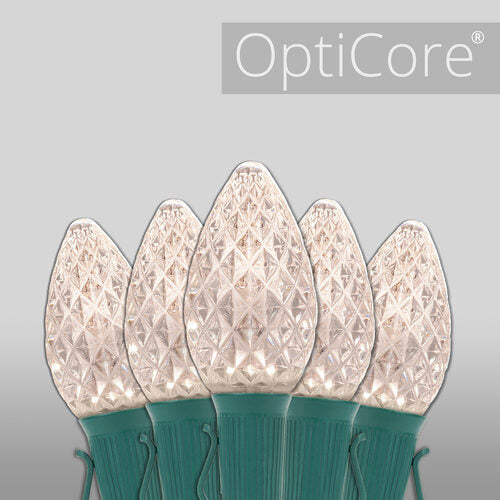 C7 Warm White OptiCore Commercial LED Christmas Lights, Lights