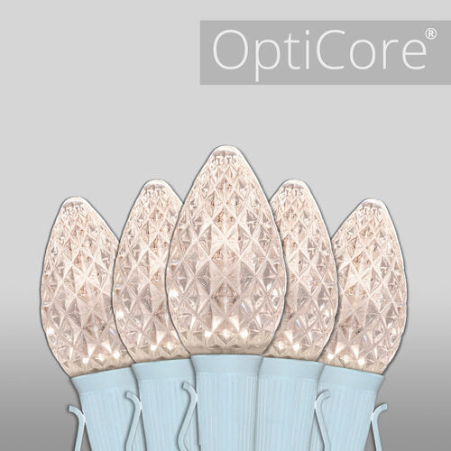 C7 Warm White OptiCore Commercial LED Christmas Lights, Lights