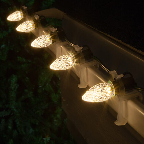 C7 Warm White OptiCore LED Bulbs