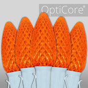 C9 Amber OptiCore Commercial LED Halloween Lights, Lights
