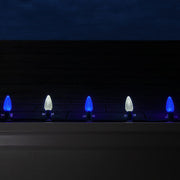 C9 Blue / Cool White OptiCore Commercial LED Christmas Lights, Lights