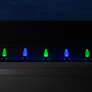 C9 Blue / Green OptiCore Commercial LED Christmas Lights, Lights