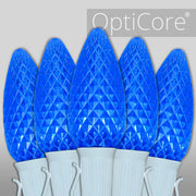 C9 Blue OptiCore Commercial LED Christmas Lights, Lights