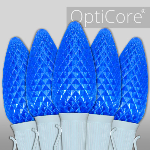 C9 Blue OptiCore Commercial LED Christmas Lights, Lights