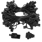 C9 E17 - Intermediate Light Stringer, Length, 10 Amp SPT2W Black Wire