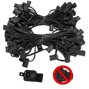 C9 E17 - Intermediate Light Stringer, Length, 10 Amp SPT2W Black Wire