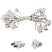 C9 E17 - Intermediate Light Stringer, Length, 10 Amp SPT2W White Wire