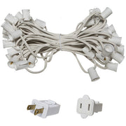 C9 E17 - Intermediate Light Stringer, Length, 10 Amp SPT2W White Wire