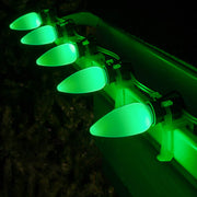 C9 Green Smooth OptiCore Commercial LED Christmas Lights, Lights