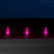 C9 Pink Smooth OptiCore Commercial LED Christmas Lights, Lights