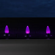 C9 Purple OptiCore Commercial LED Christmas Lights, Lights