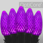 C9 Purple OptiCore Commercial LED Halloween Lights, Lights