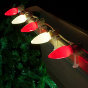 C9 Red / Warm White Smooth OptiCore Commercial LED Christmas Lights, Lights