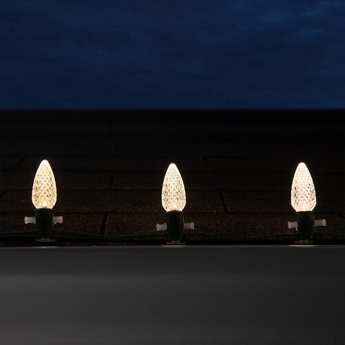 C9 Warm White OptiCore Commercial LED Christmas Lights, Lights