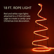 Clear Rope Light, 18 ft
