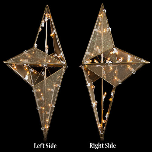 Dimensional Nativity Star Treetopper