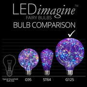 G125 Color Change RGB LEDimagineTM Fairy Light Bulbs