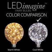 G125 Cool White LEDimagineTM Fairy Light Bulbs