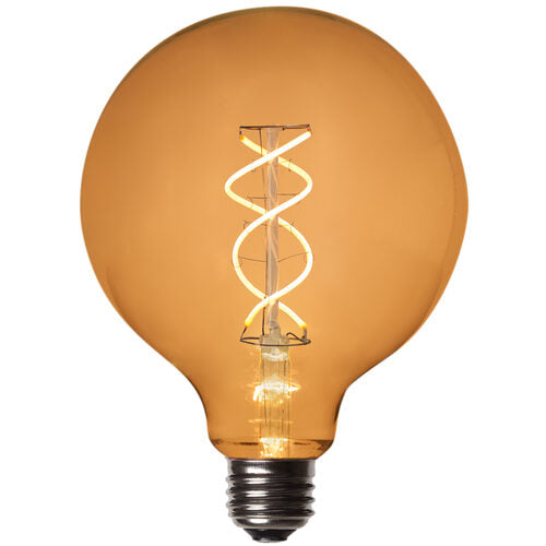 G125 Transparent Glass Warm White FlexFilament Globe Light LED Edison Bulbs