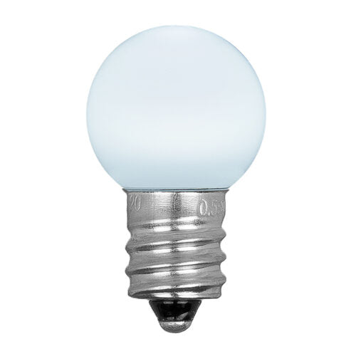 G20 Opaque Acrylic Cool White LED Globe Light Bulbs
