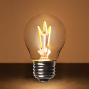 G45 Transparent Glass Warm White FlexFilament Globe Light LED Edison Bulbs