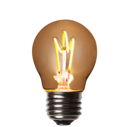 G45 Transparent Glass Warm White FlexFilament Globe Light LED Edison Bulbs