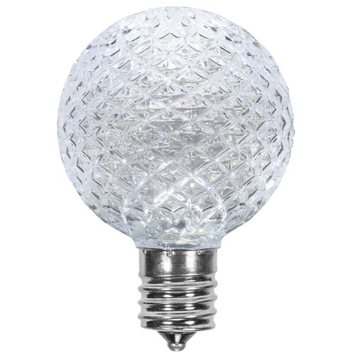 G50 Cool White OptiCore® LED Globe Light Bulbs, E17 - Intermediate Base
