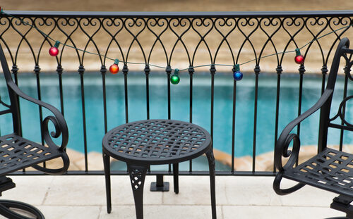 G50 Multicolor Satin Globe Lights, E17 - Intermediate Base