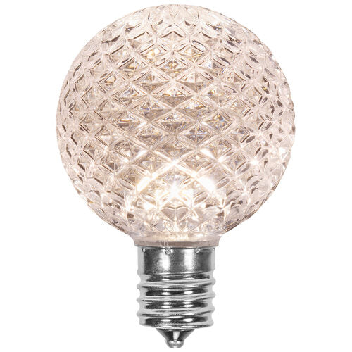 G50 Warm White OptiCore® LED Globe Light Bulbs, E17 - Intermediate Base